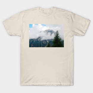 Low Cloud Over Carnic Alps Near Sauris T-Shirt